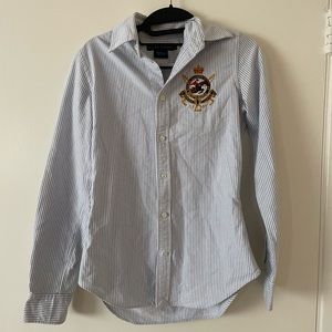 Ralph Lauren Button Down Top Size 4